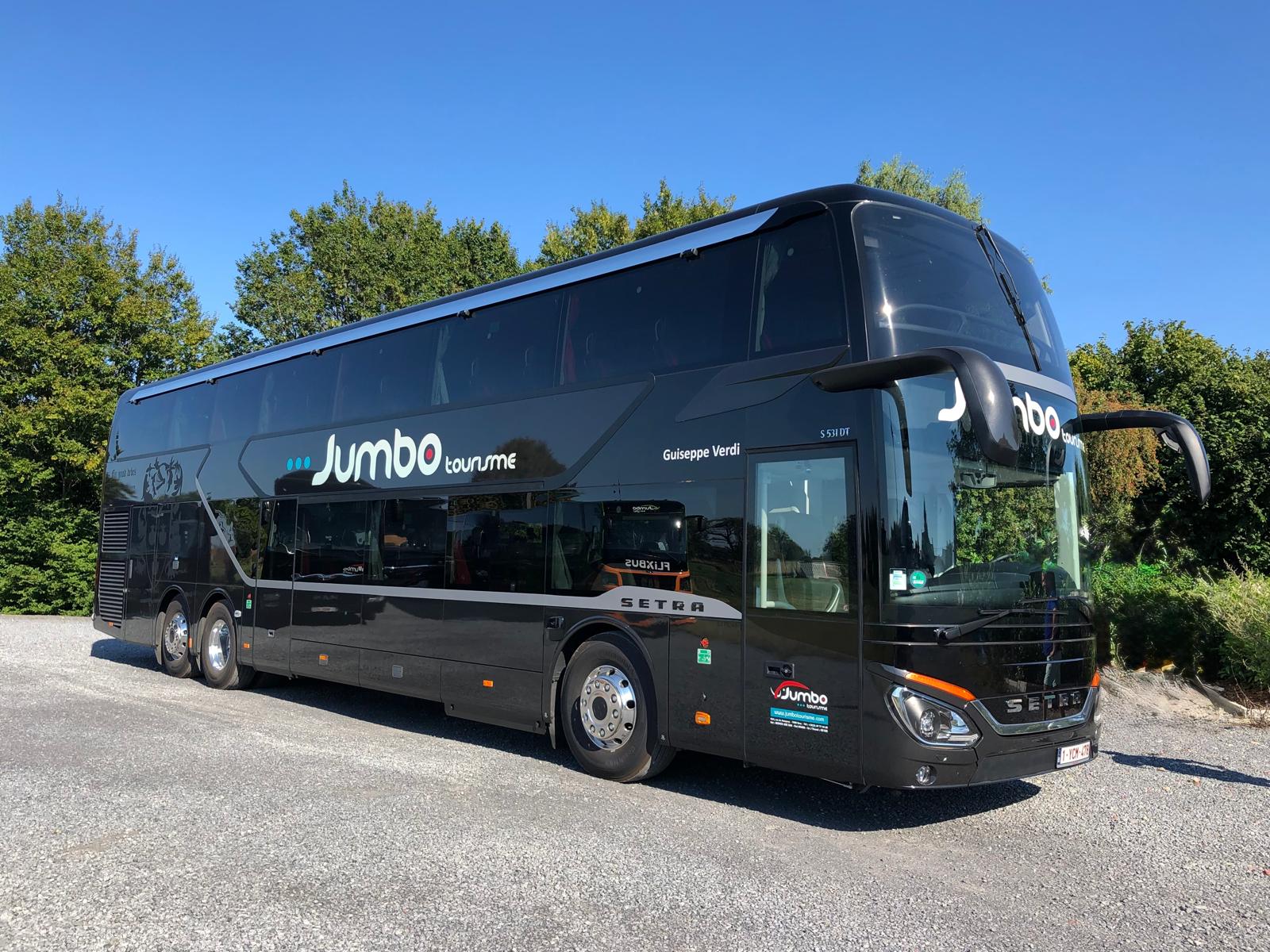 Autocar à deux étages Setra Jumbo Tourisme.