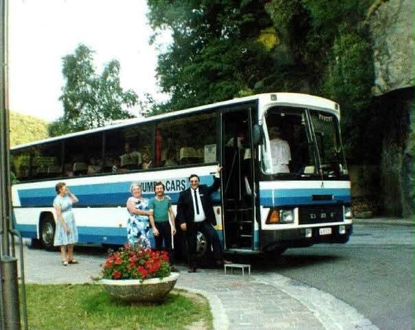 Un des premiers autocars Jumbo Tourisme.